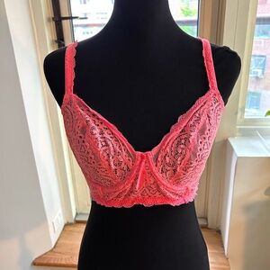 Beautiful Lacy Pink PrimaDonna Twist Bra 36E